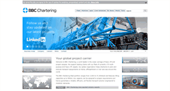 Desktop Screenshot of bbc-chartering.com