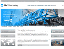 Tablet Screenshot of bbc-chartering.com